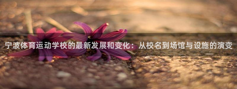 JJB竞技宝官网下载平台注册流程视频：宁波体育运动学