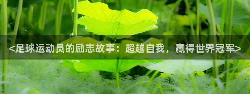 竞技宝电竞：<足球运动员的励志故事：